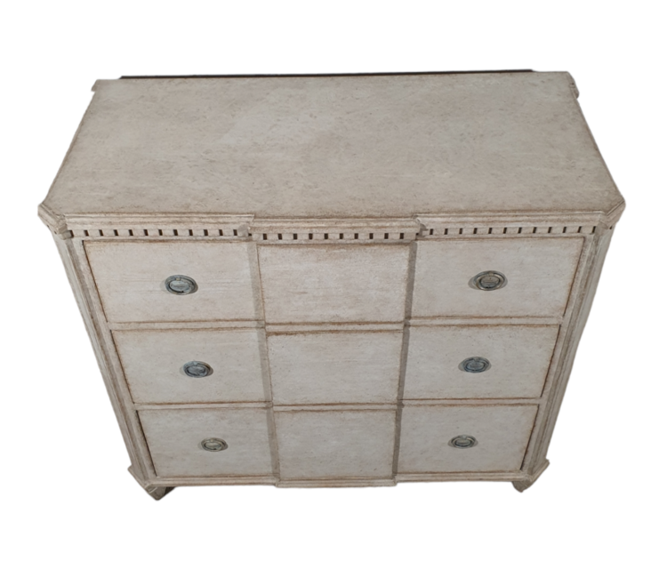 Antique Gustavian Chest - breakfront chest(SOLD)