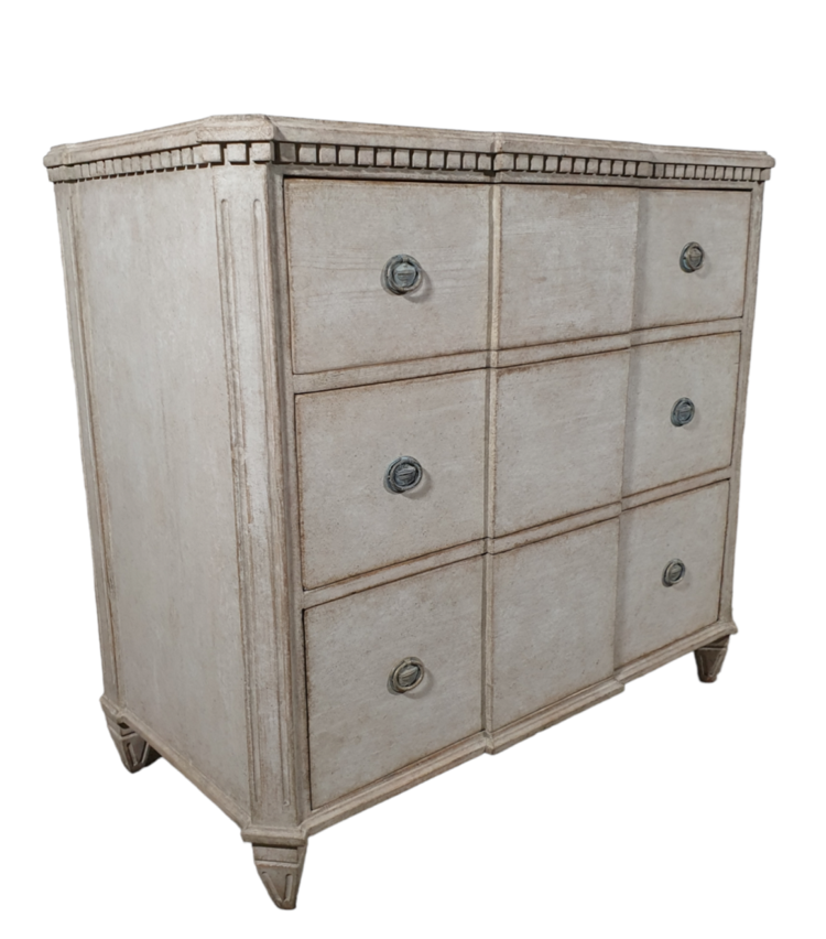 Antique Gustavian Chest - breakfront chest(SOLD)