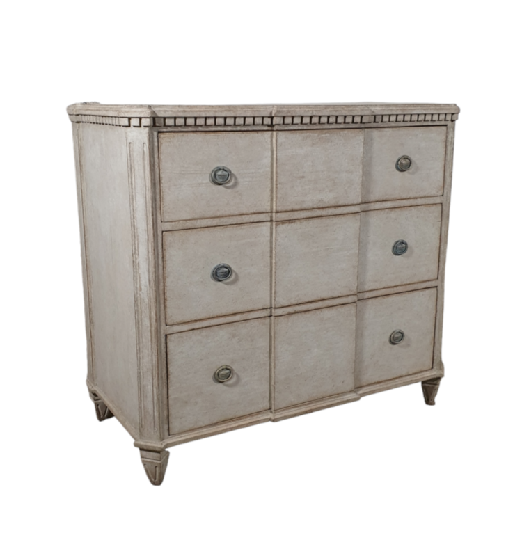 Antique Gustavian Chest - breakfront chest(SOLD)