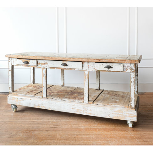 French Tile Top Counter (SOLD)