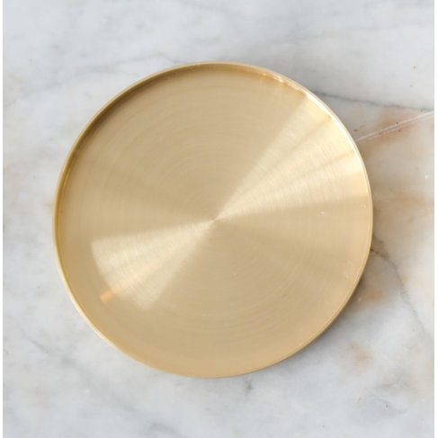 Gild & Co. Brass Plate or Small Round Tray