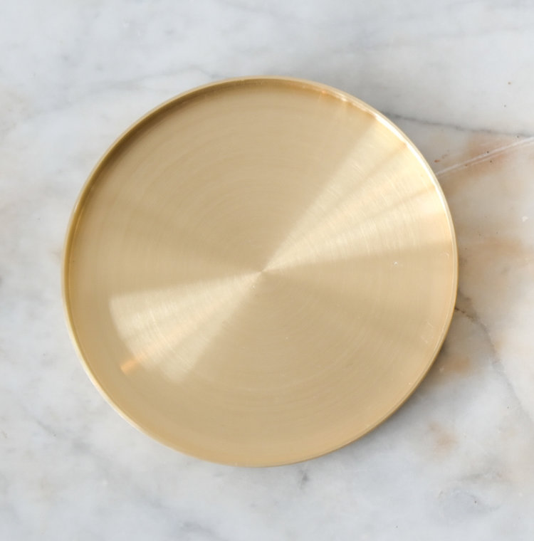 Brass Plate / Small Round Tray/Dish