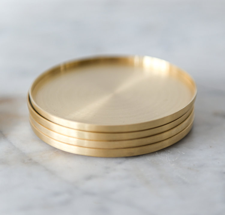 Brass Plate / Small Round Tray/Dish