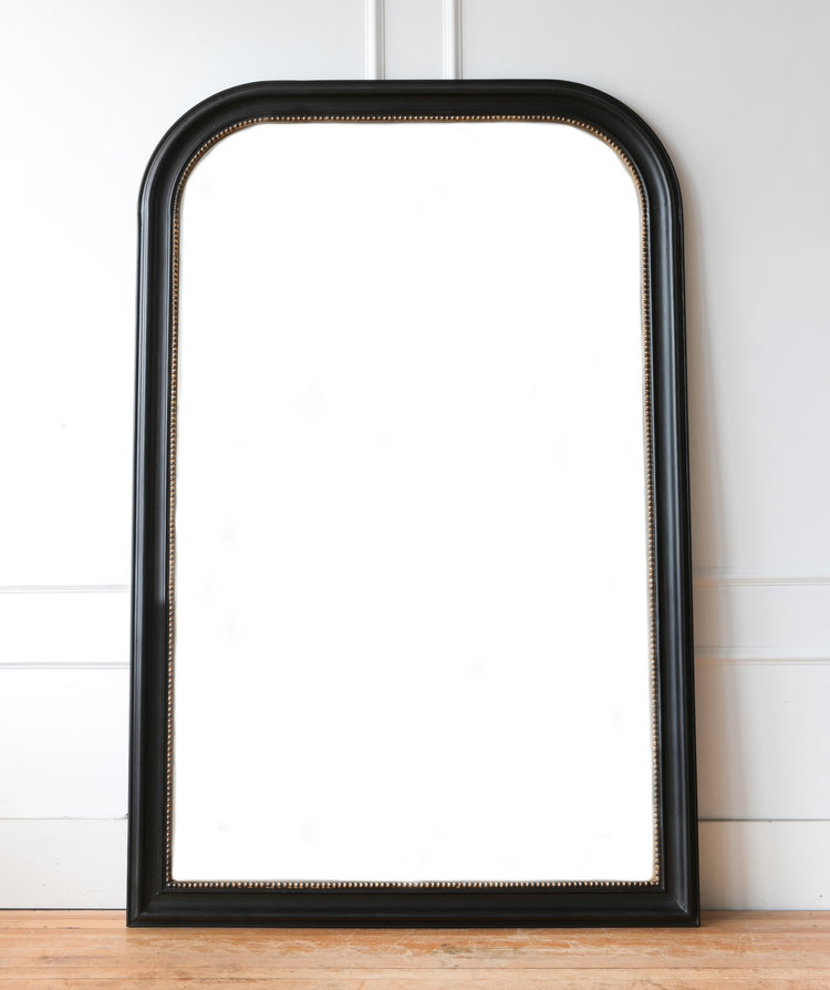 Black & Gold Napoleon Mirror Large