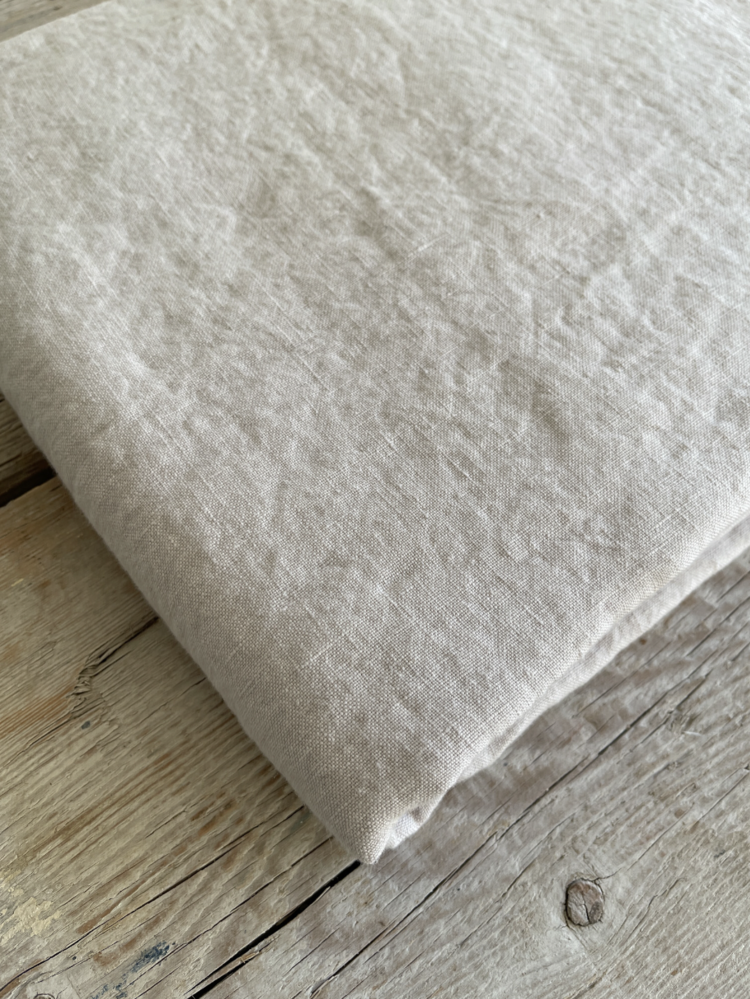 Linge Particulier Chalk French Linen Tablecloth