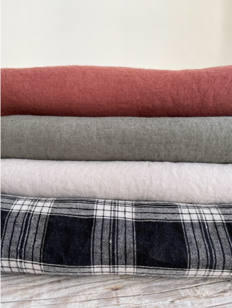 Linge Particulier Chalk French Linen Tablecloth