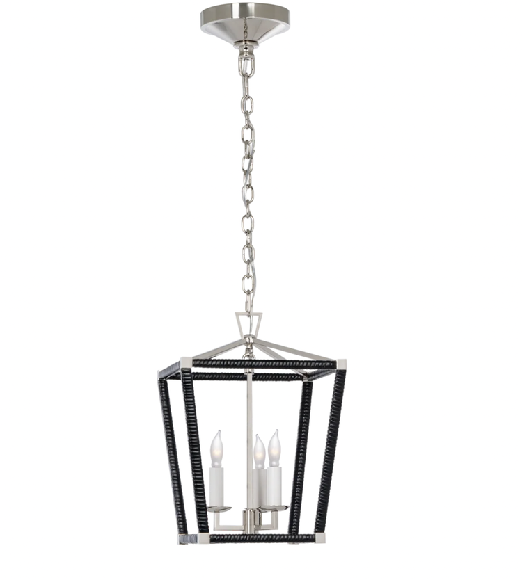 Darlana Rattan-Wrapped Lantern Mini 14"