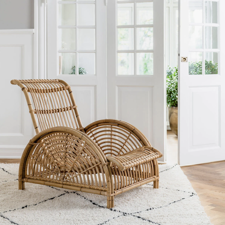 Paris Rattan Lounge Chair (warehouse collection)