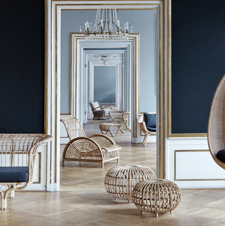 Paris Rattan Lounge Chair (warehouse collection)