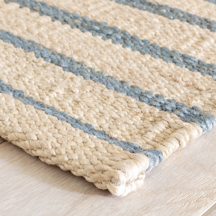 Moana Stripe Handwoven Jute Rug
