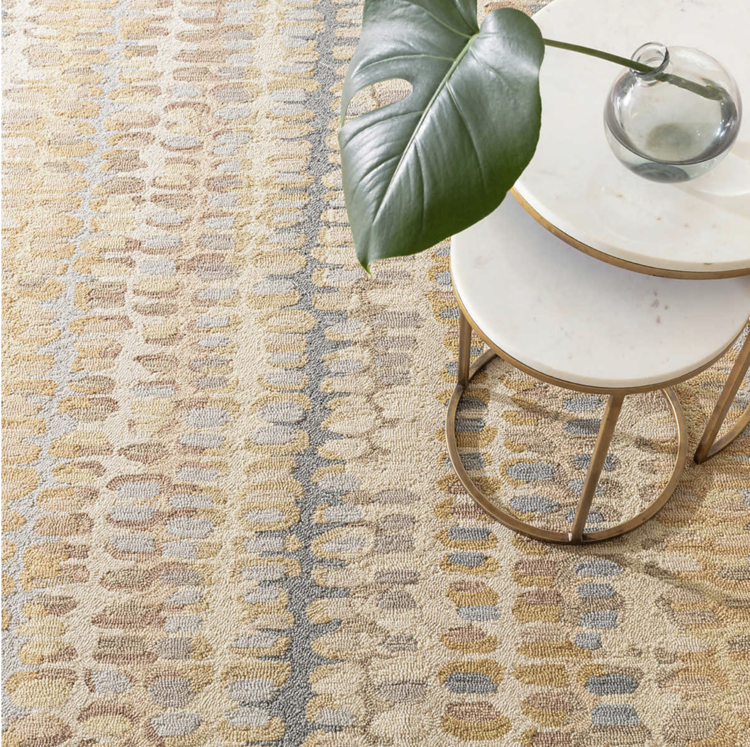 Paint Chip Hand Micro Hooked Wool Rug