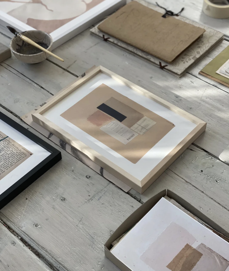 Blush, framed art print