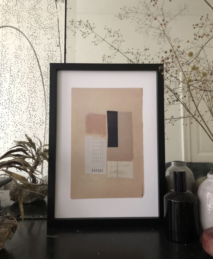 Blush, framed art print