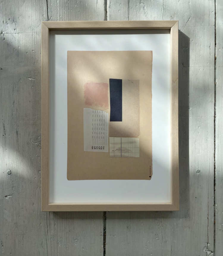 Blush, framed art print