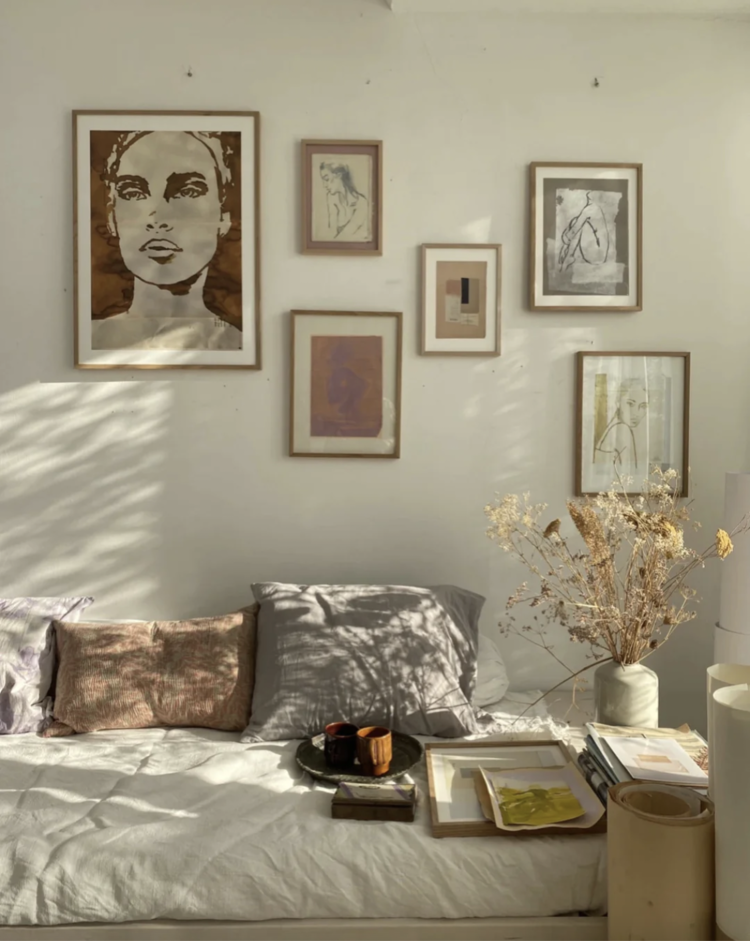 Blush, framed art print