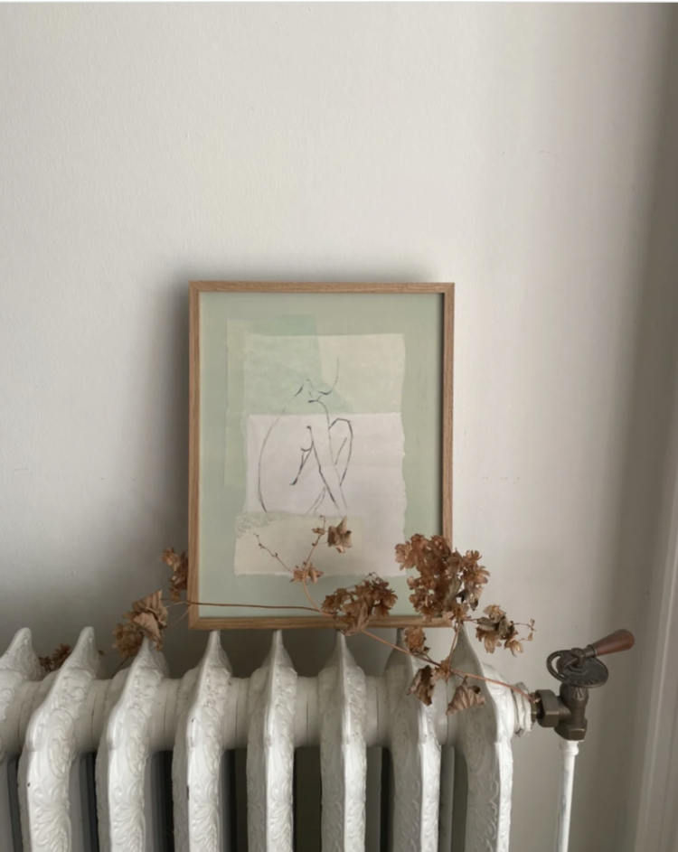 Paradis Vert Framed Art Print