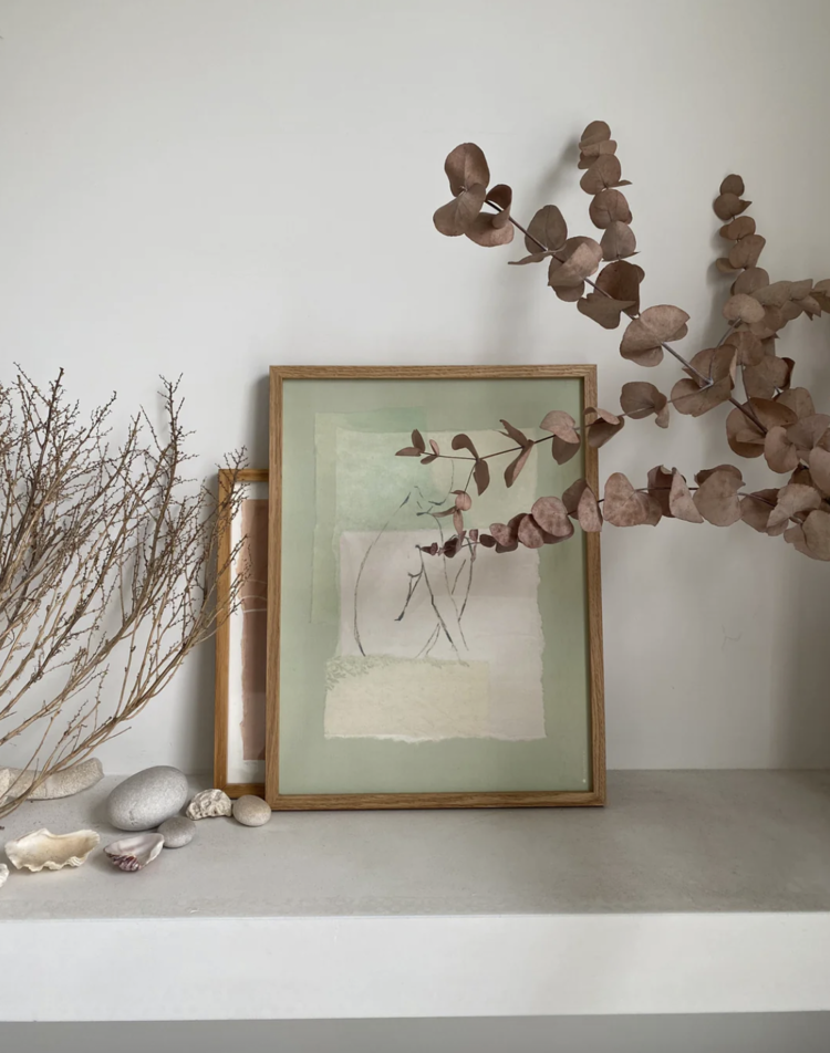 Paradis Vert Framed Art Print