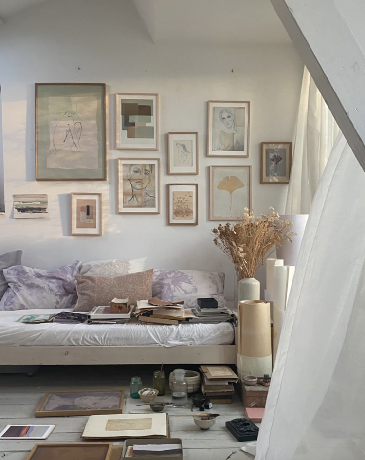 Paradis Vert Framed Art Print