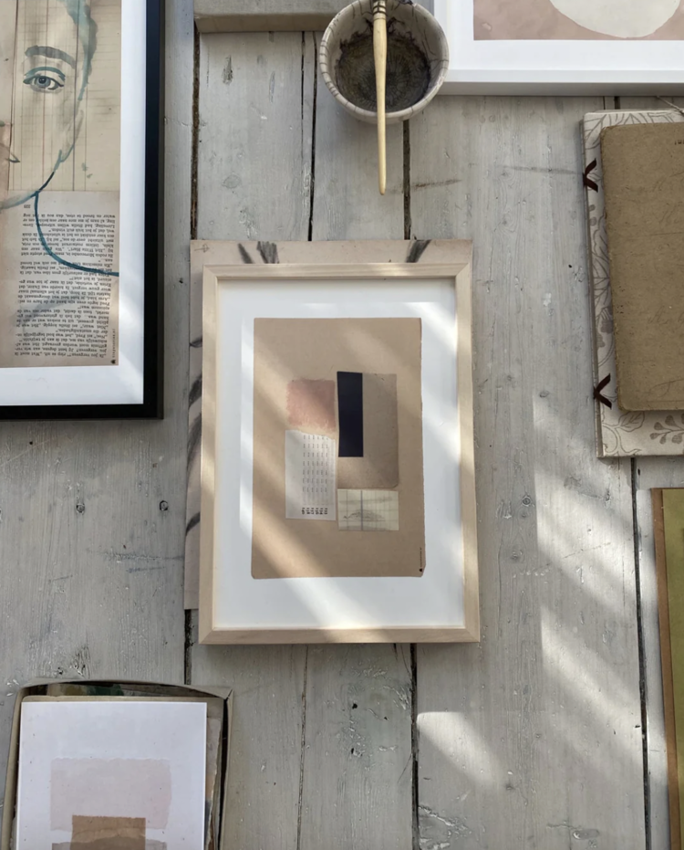 Blush, framed art print