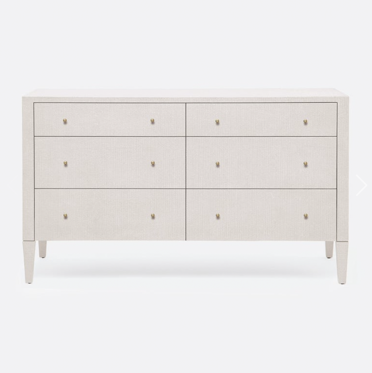 Conrad 60" Dresser in Faux Raffia
