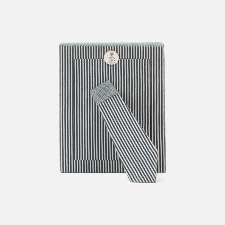 Kemi Picture Frame in Light Blue Cotton Jute