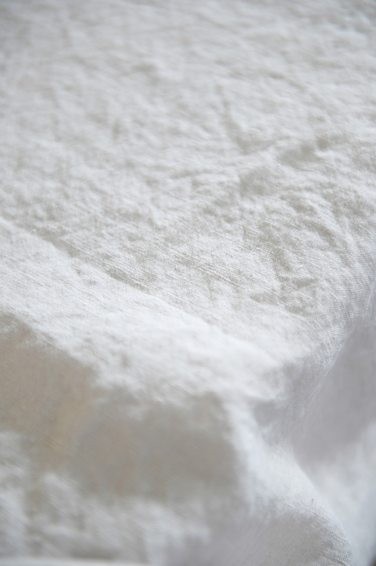Linge Particulier Chalk French Linen Tablecloth