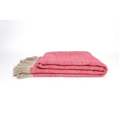 Nash Belgian Throw Pink
