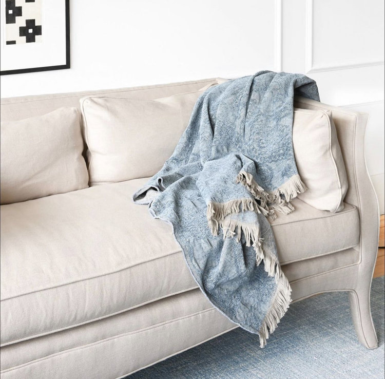 Savery Throw in Light Blue