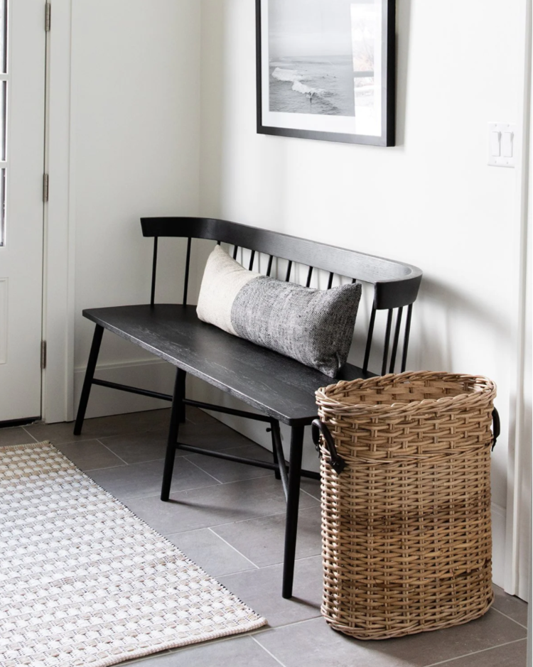 Oval Rattan Umbrella Basket