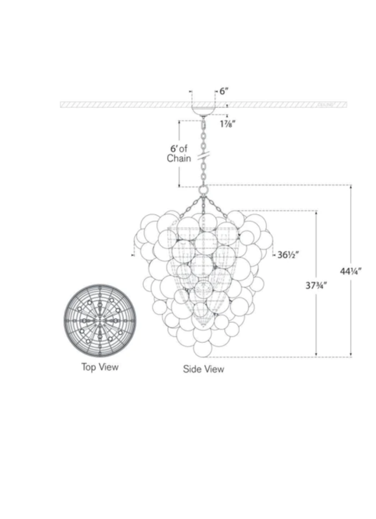 Talia Grande Entry Chandelier