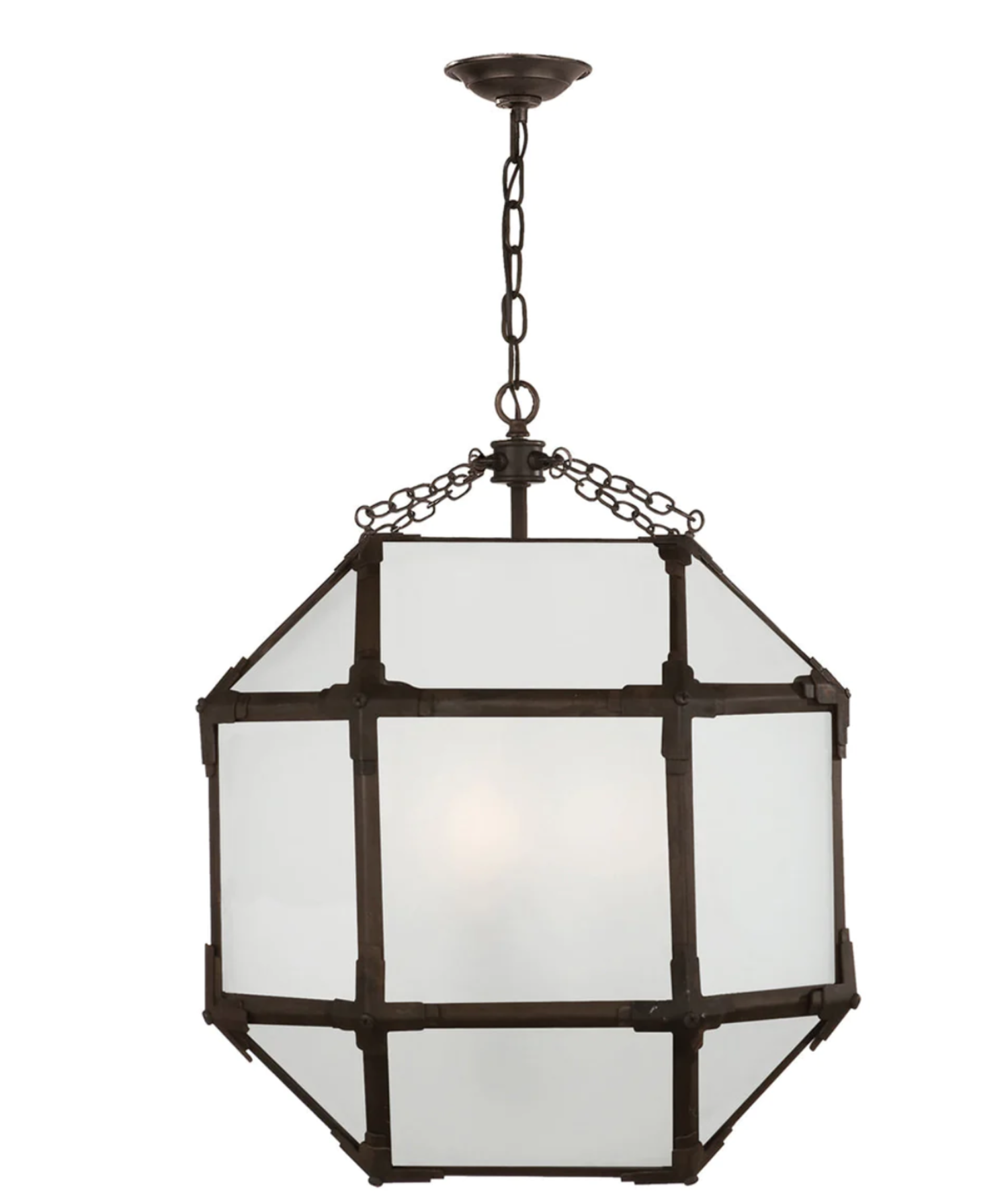 Visual Comfort Morris Medium Lantern pendant light - Gild & Co.