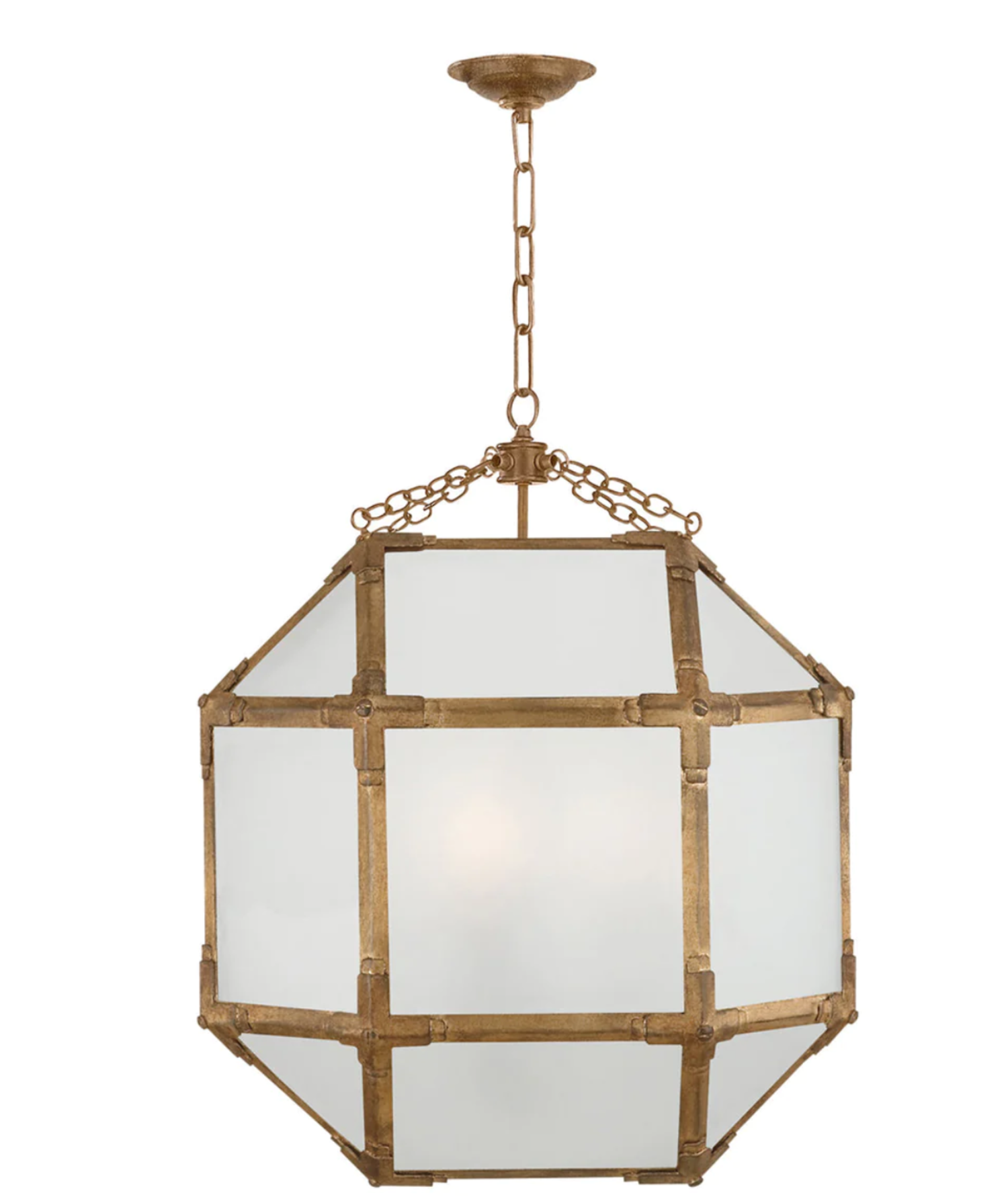 Visual Comfort Morris Medium Lantern pendant light - Gild & Co.
