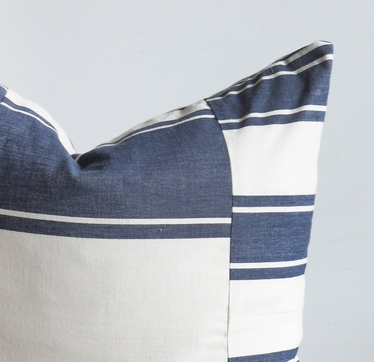Schumacher Nomad Indigo Cushion