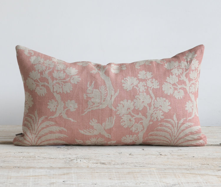 Schumacher Woodland Silhouette Cushion 12x21