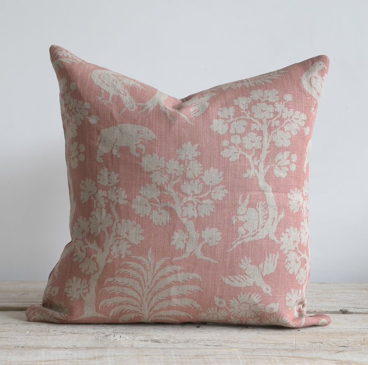 Schumacher Woodland Silhouette Cushion 12x21