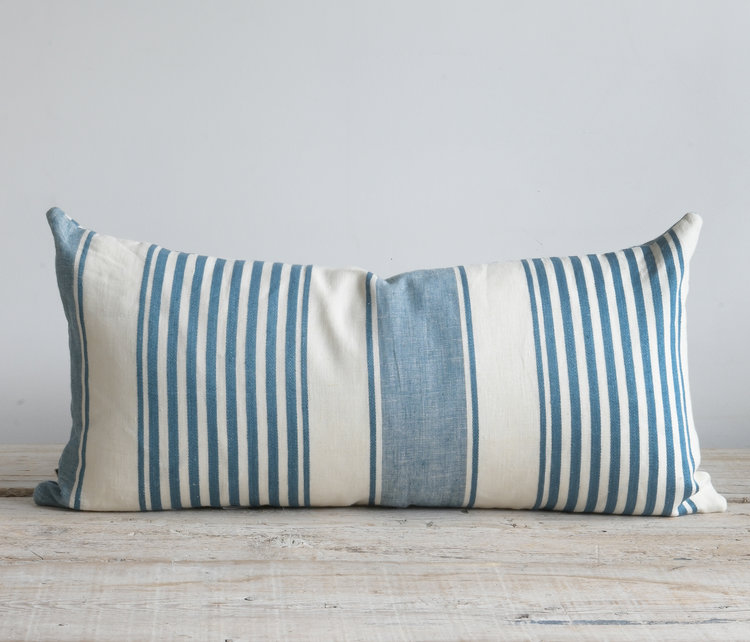 Schumacher Summerville Stripe Cushion