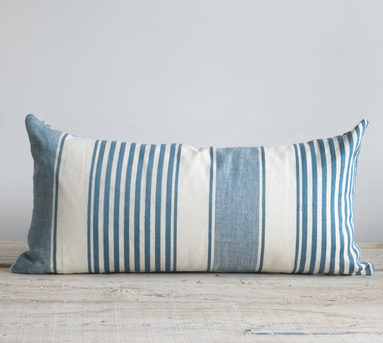 Schumacher Summerville Stripe Cushion