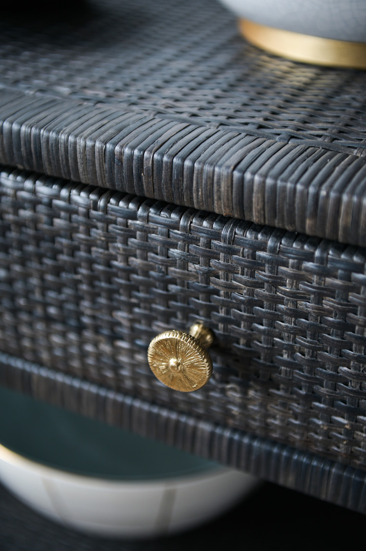 Gild & Co. Isla Nightstand - 30" smoke in-stock