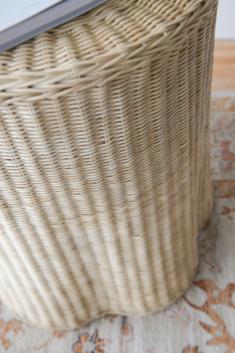 Gild & Co. Context Side Table, natural rattan