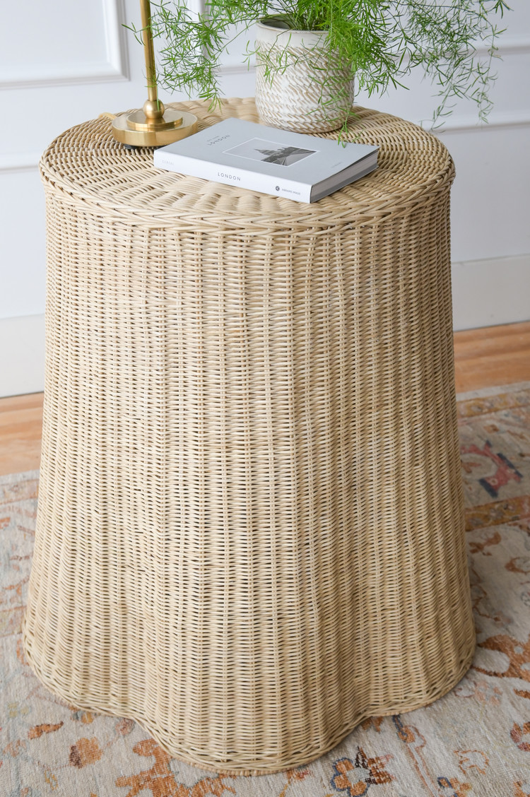 Context Natural Rattan Side Table