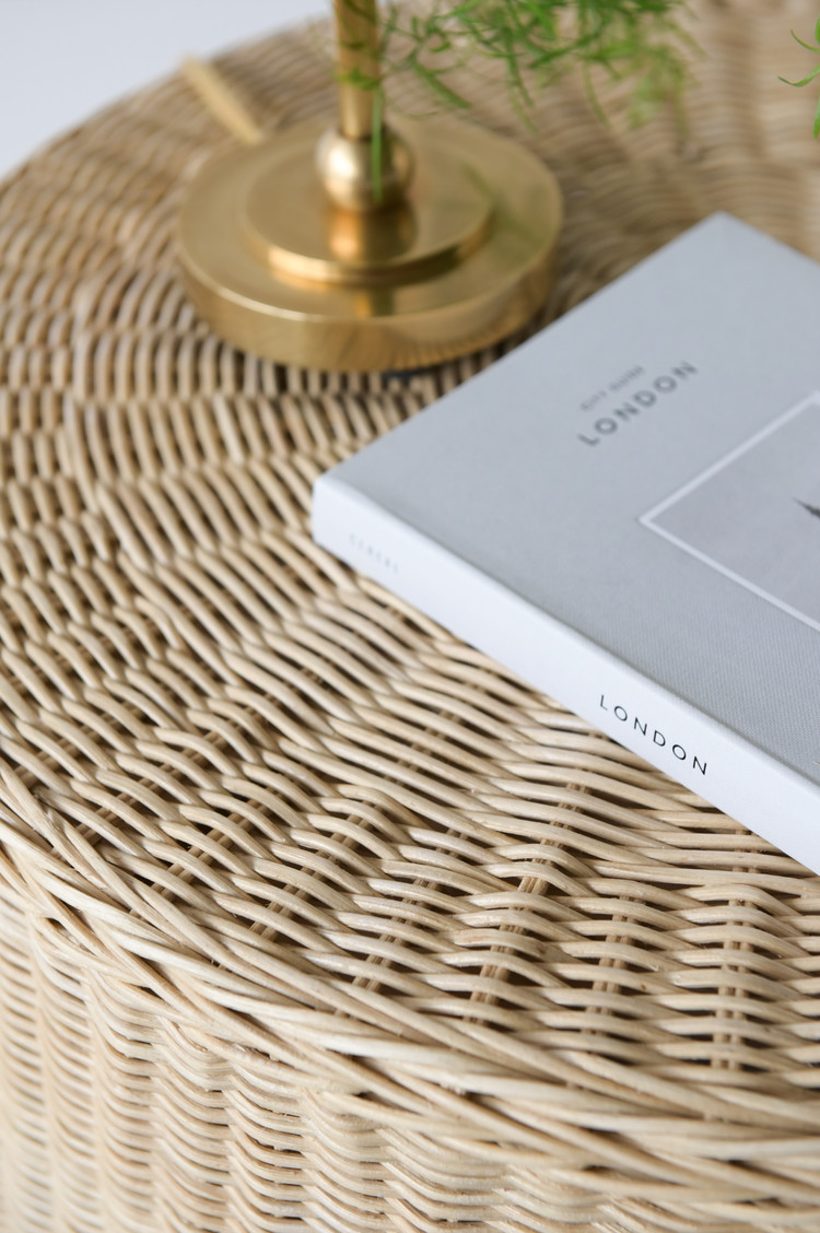 Context Natural Rattan Side Table