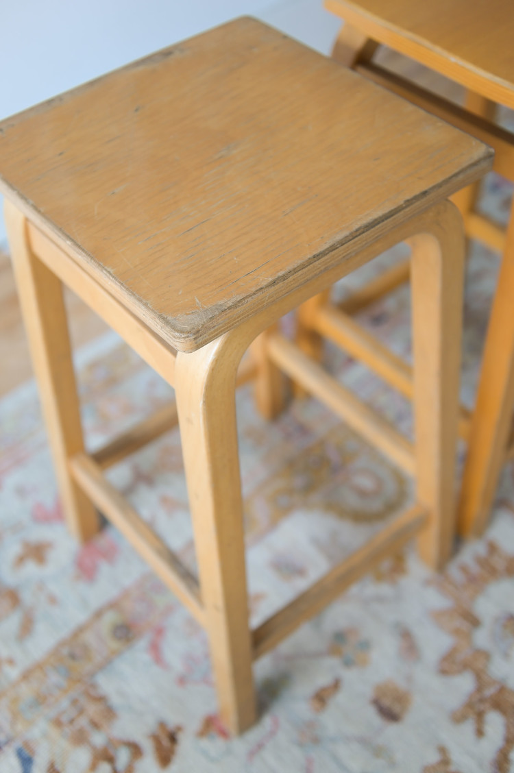Vintage Mid Century stool, UK, 20th C