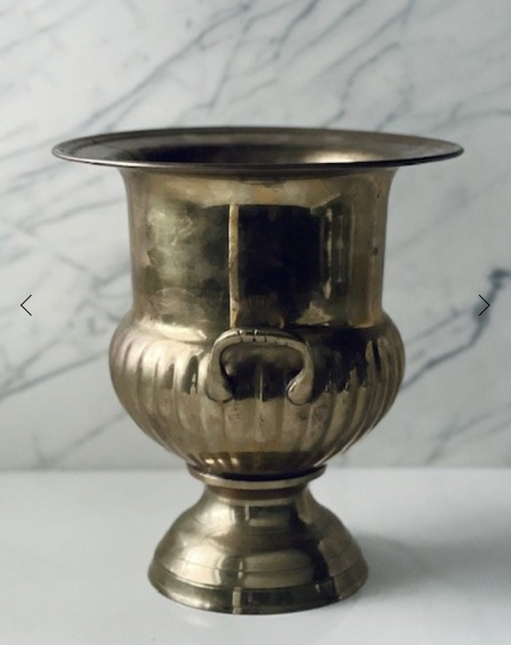 Vintage Brass Champagne Bucket Gild & Co.