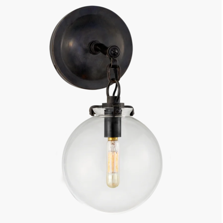 Katie Small Globe Sconce - Visual Comfort