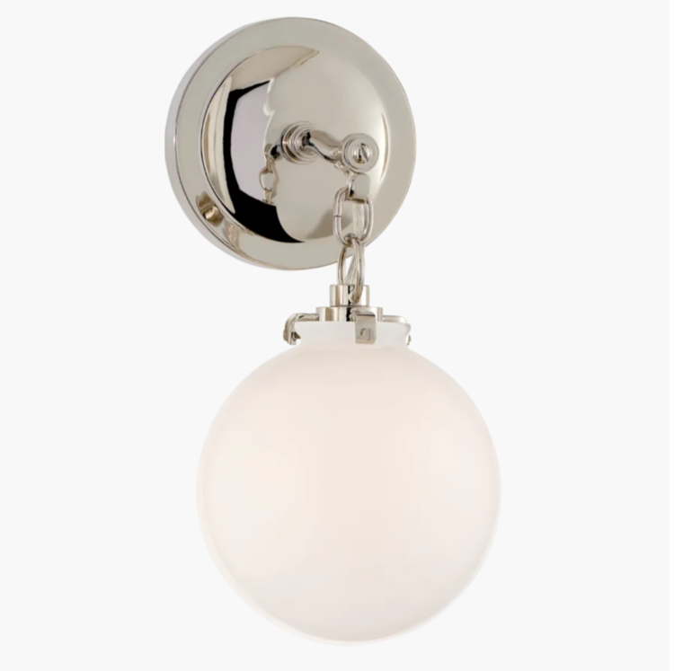 Katie Small Globe Sconce - Visual Comfort