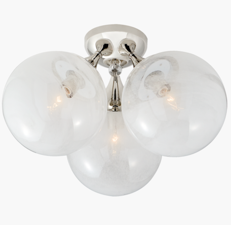 Cristol Flush Mount - single or triple