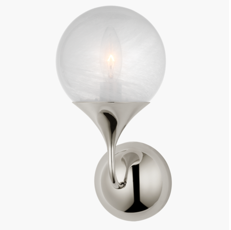 Cristol Single or Double Sconce by AERIN for Visual Comfort