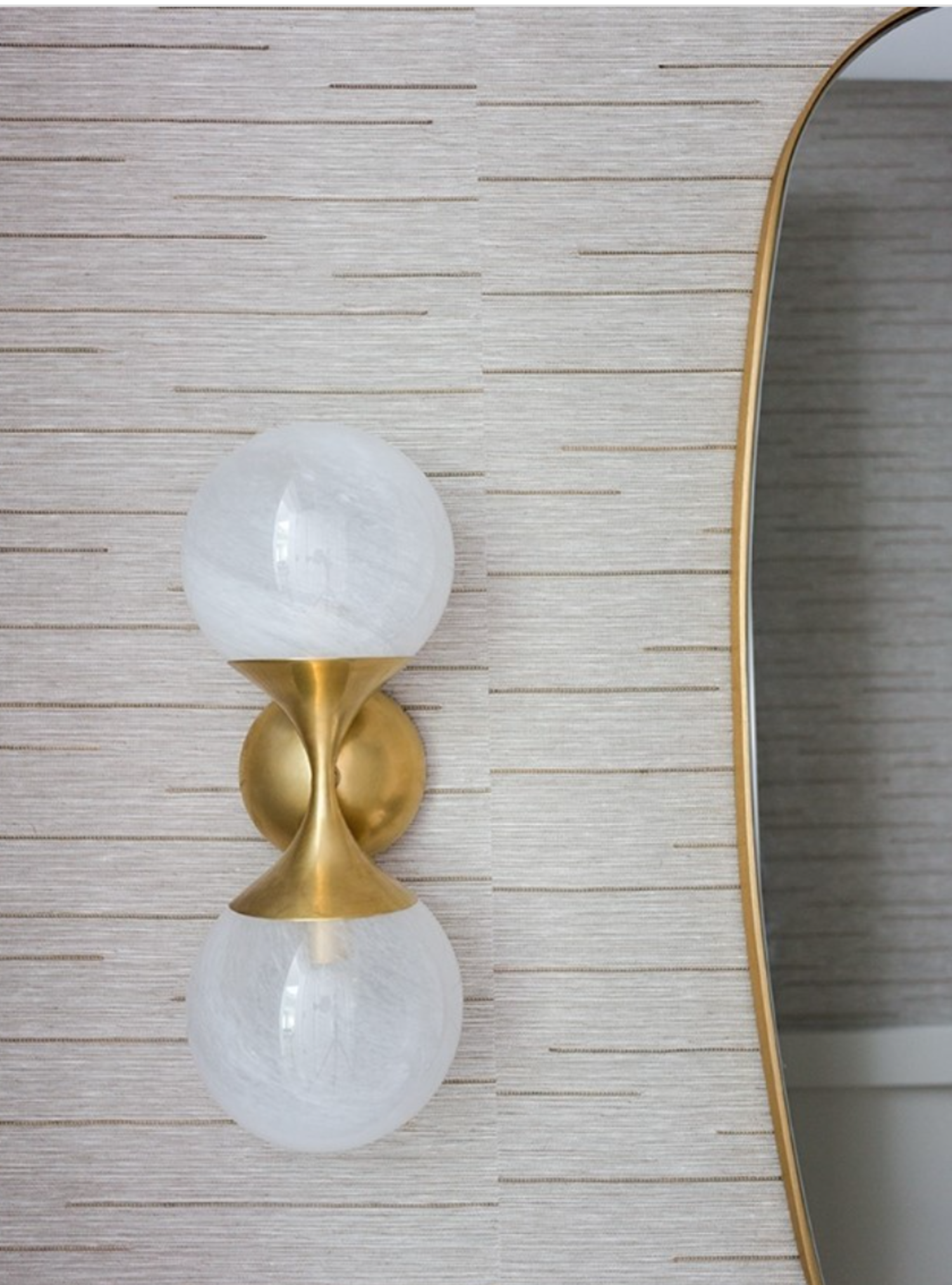 Cristol Sconce by AERIN single or double Gild Co