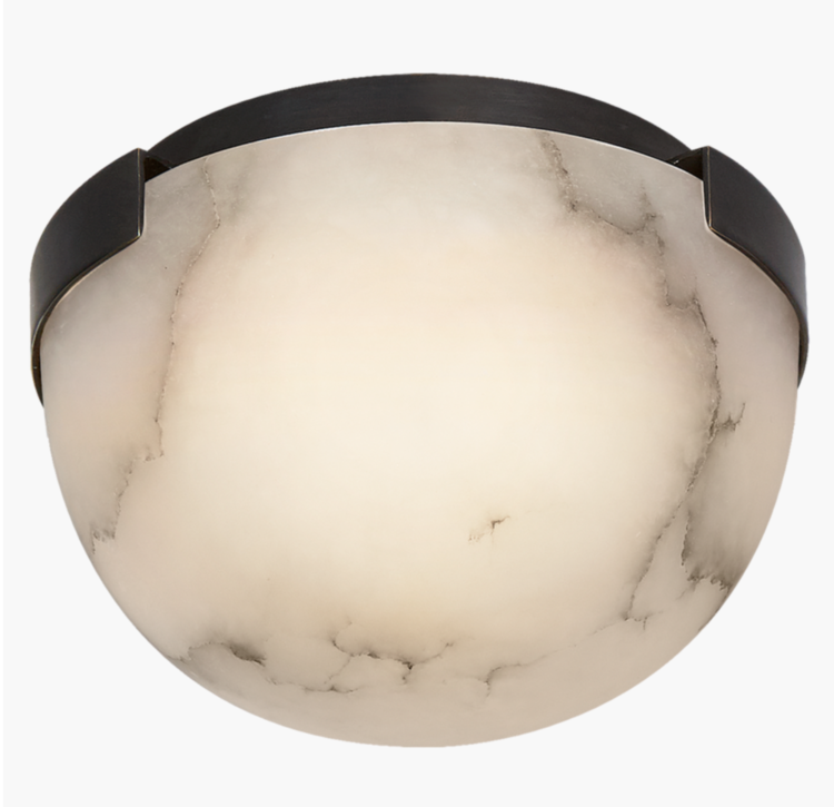 Melange Solitaire LED Flush Mount: 5 or 6"