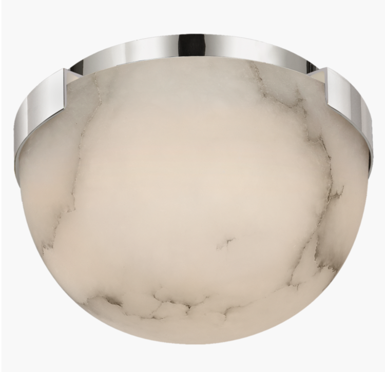 Melange Solitaire LED Flush Mount: 5 or 6"